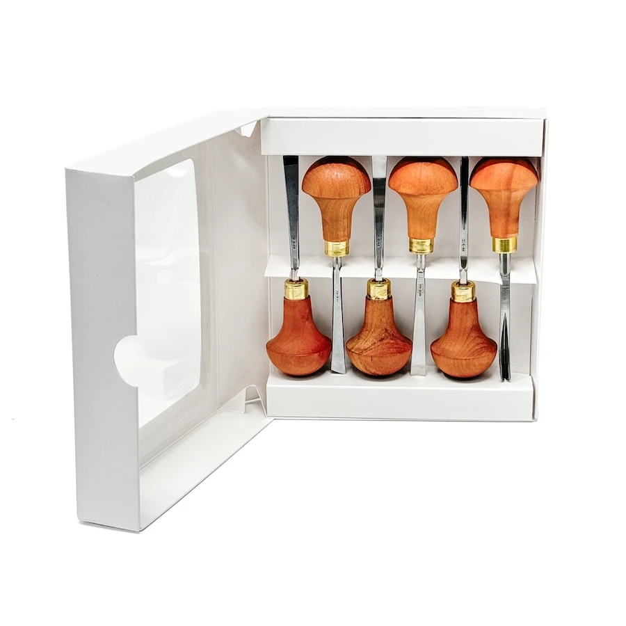 LSA-3 Linoleum and Block Cutters Palm Carving Set A by Pfeil Swiss Made - Image 1