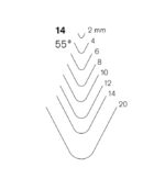 #14 Straight 55 Degree V-Parting Tools by Pfeil - Image 2