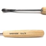 #12A Short Bent V-Parting Gouges by Pfeil Swiss Made - Image 4