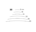 #30 Reverse Bent Gouges by Pfeil - Image 2