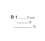 Medium Sized Tools D1 & D1S by Pfeil – (Chisels and Skews) - Image 2