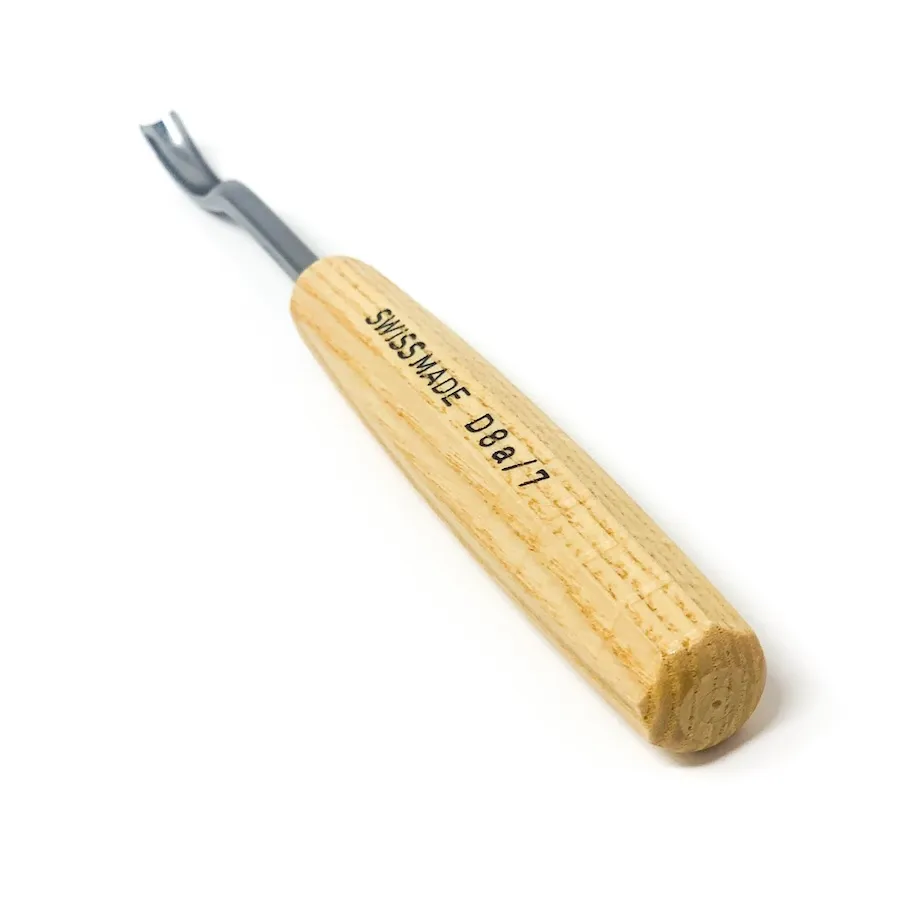 Medium Sized Tools D 8A Short Bent Spoon Gouge by Pfeil - Image 3