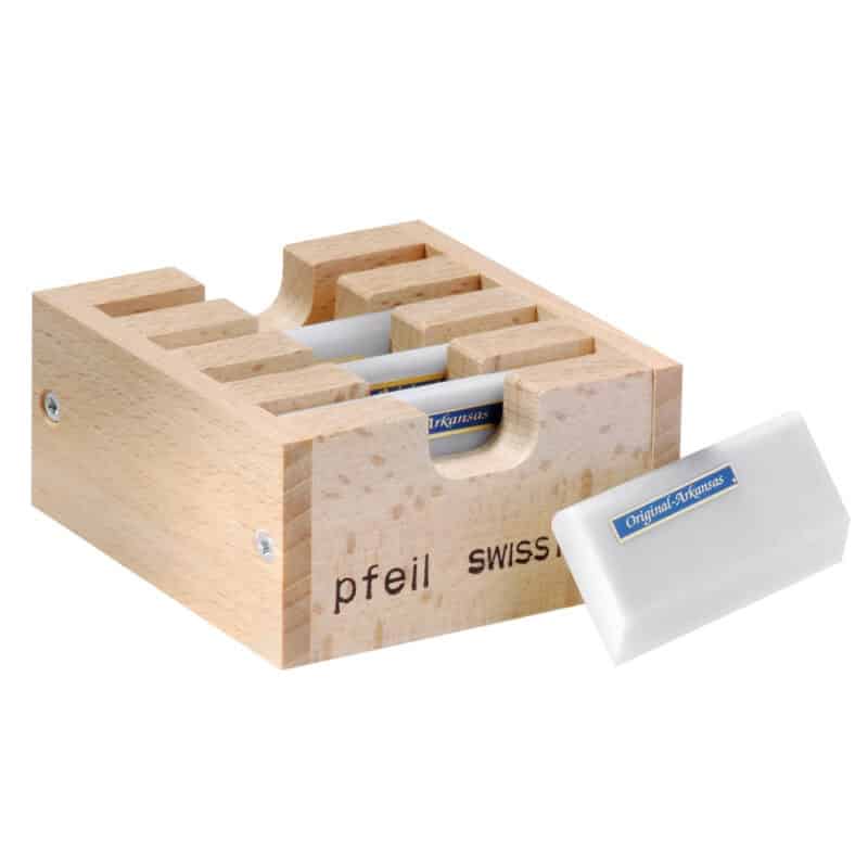 4 Piece Arkansas Sharpening Set by Pfeil Woodworker Specialties