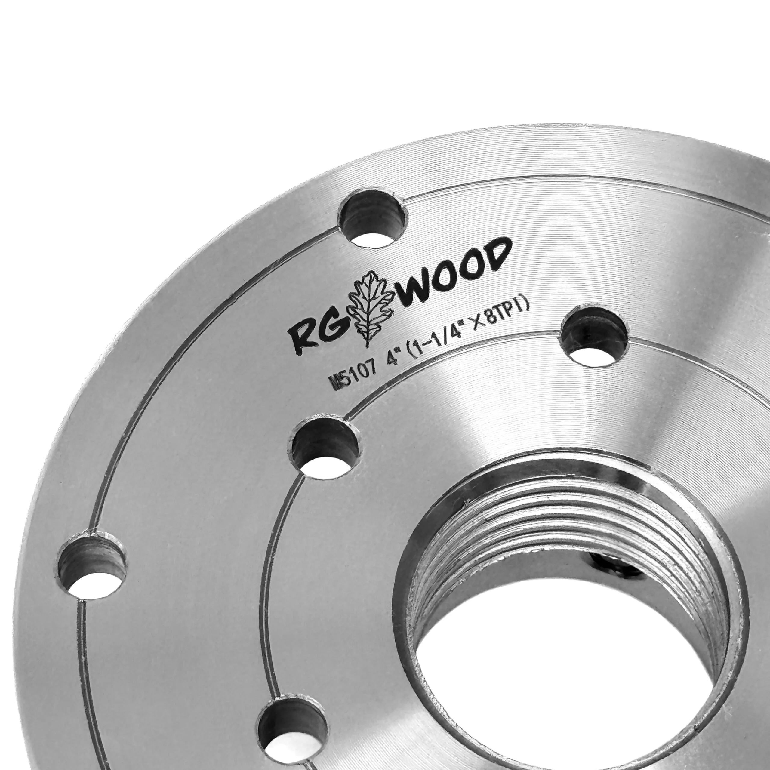 4" Wood Lathe Face Plate (1-1/4" x 8tpi)