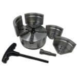 NOVA 13060 Titan III Chuck with 5" Power Grip Jaws (for 1-1/4" x 8tpi spindles ONLY)