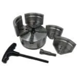 NOVA 13060 Titan III Chuck with 5" Power Grip Jaws (for 1-1/4" x 8tpi spindles ONLY)