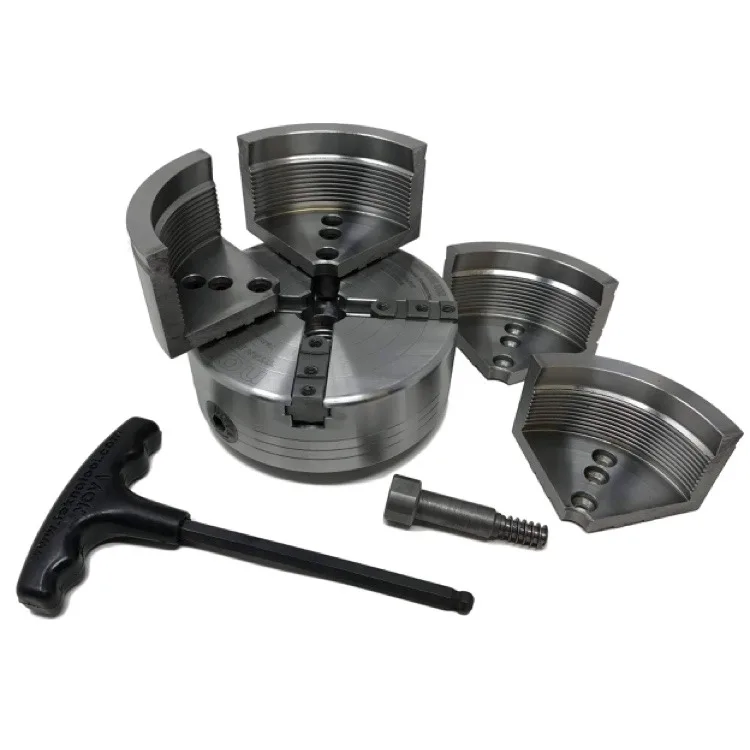 NOVA 13060 Titan III Chuck with 5" Power Grip Jaws (for 1-1/4" x 8tpi spindles ONLY) - Image 1