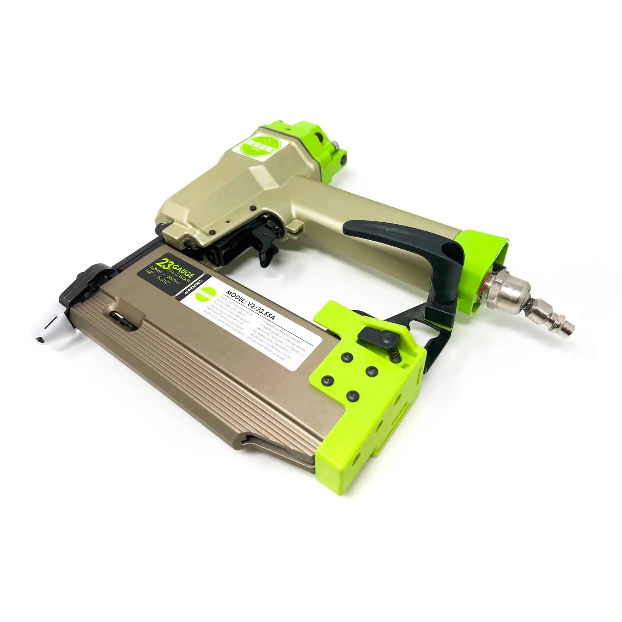 Cadex V2/23.55A 2-3/16" 23 Gauge Pinner / Brad Nailer Kit With Reverse Contact Safety, In ***SYSTAINER CASE***, With 8,000 Assorted Pins & Brads - Image 3