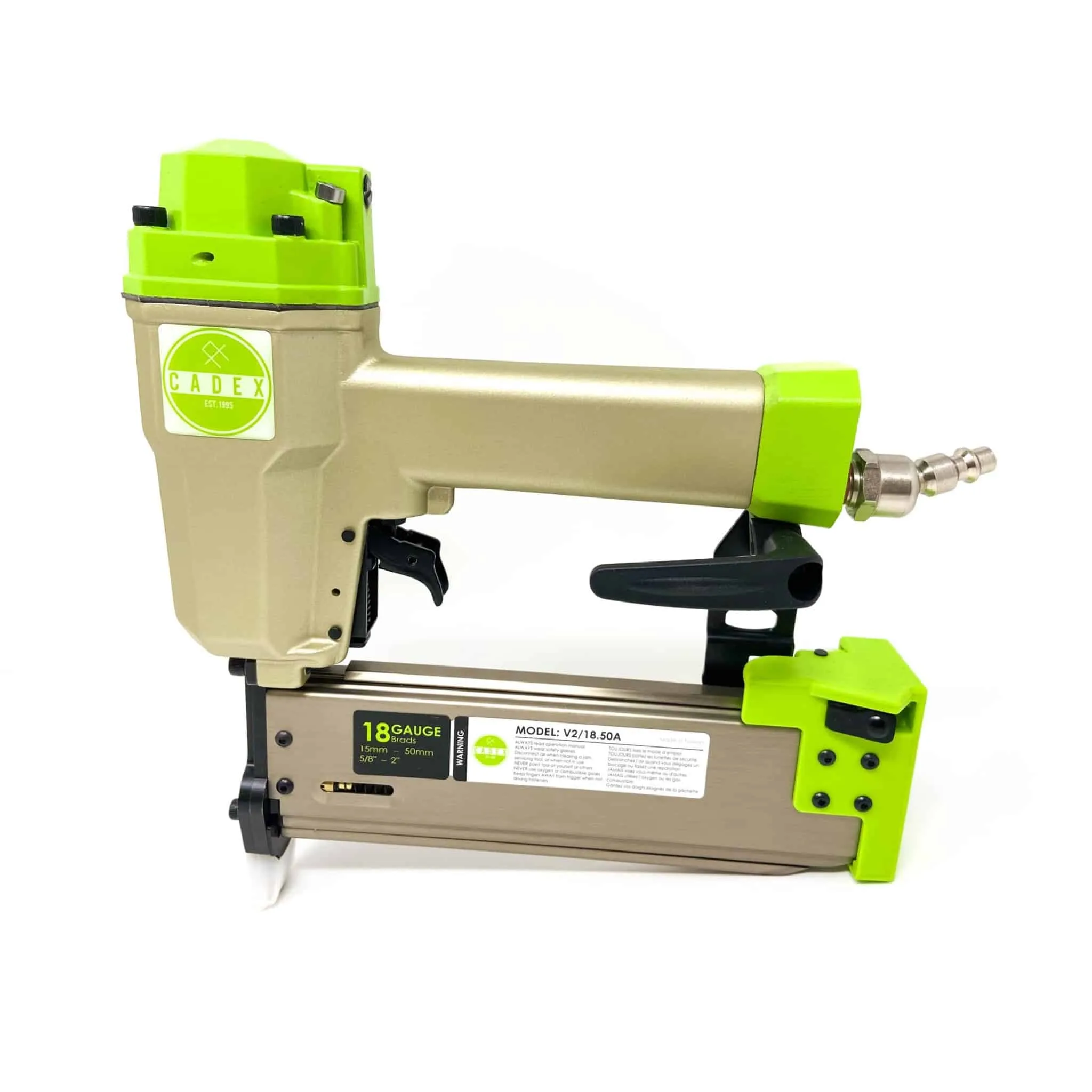Cadex V2/18.50A 1/2" - 2" 18 Gauge Brad Nailer With Reverse Contact Safety - Image 1