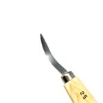 #25 Spoon Knife, Small 1/2 Round Bevel Left Pfeil Swiss Made - Image 3