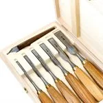 6 Piece (+1) Carpenter Chisel Set by Pfeil Swiss Made