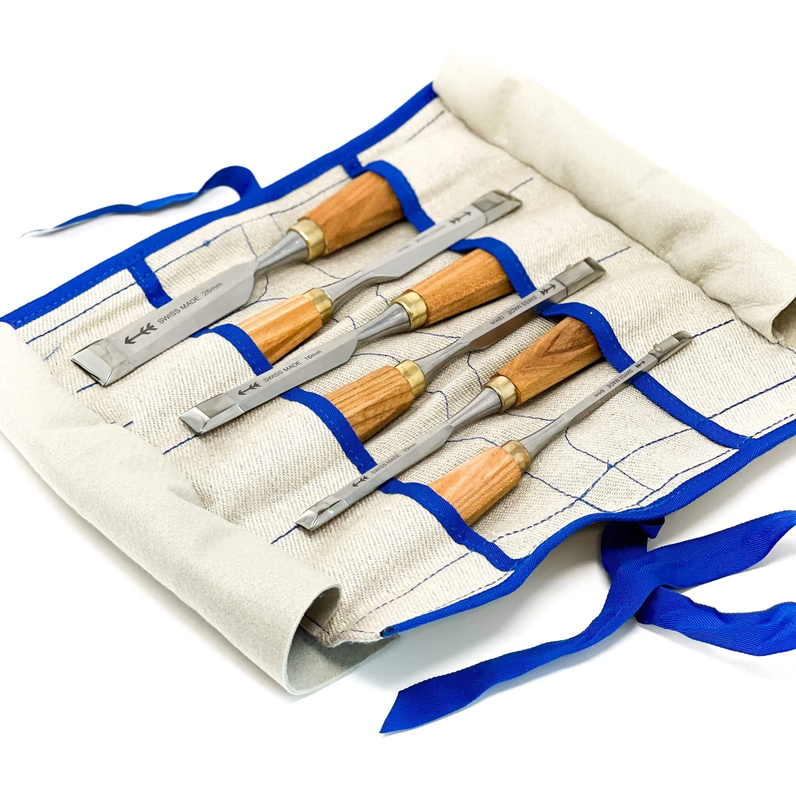 6 Piece Carpenter Chisel Set by Pfeil Swiss Made