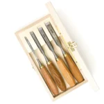 4 Piece Carpenter Chisel Set by Pfeil Swiss Made