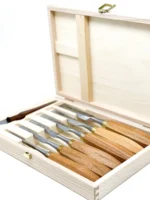 6 Piece (+1) Carpenter Chisel Set by Pfeil Swiss Made - Image 2