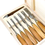 6 Piece (+1) Carpenter Chisel Set by Pfeil Swiss Made