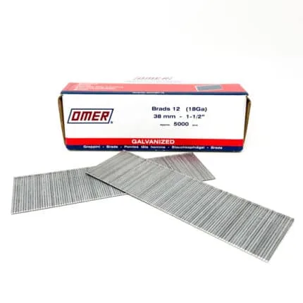 Omer-18-Gauge-Brad-Nails-38mm-(1-1/2″)