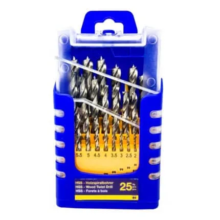 Fisch metric brad point bit set