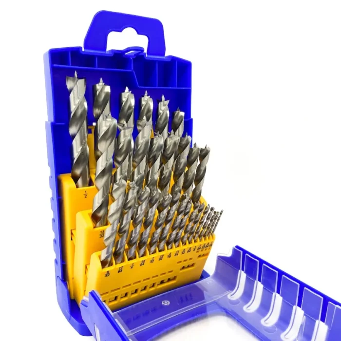 Fis Bit Set FISCH HSS 29 pcs Brad Point Drill Bit Set SAE | Woodworker Specialties