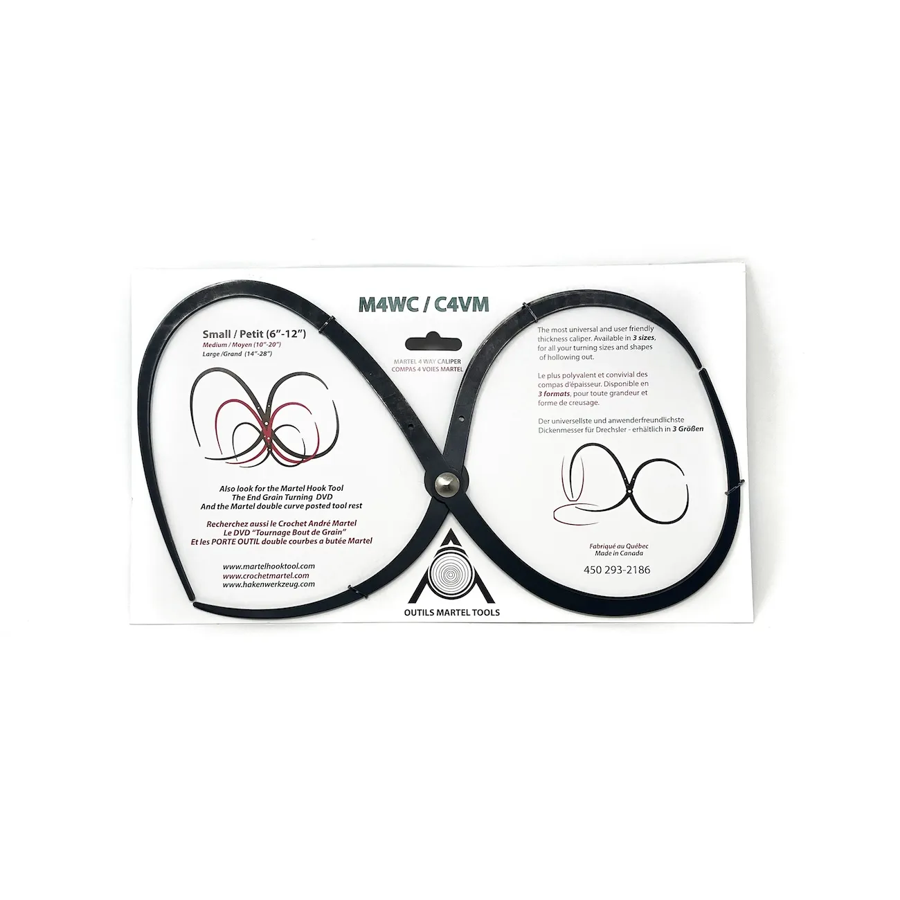 MAR-M4WC-S_calipers_4_way_small MARTEL 4 Way Calipers for Woodturners - Image 1