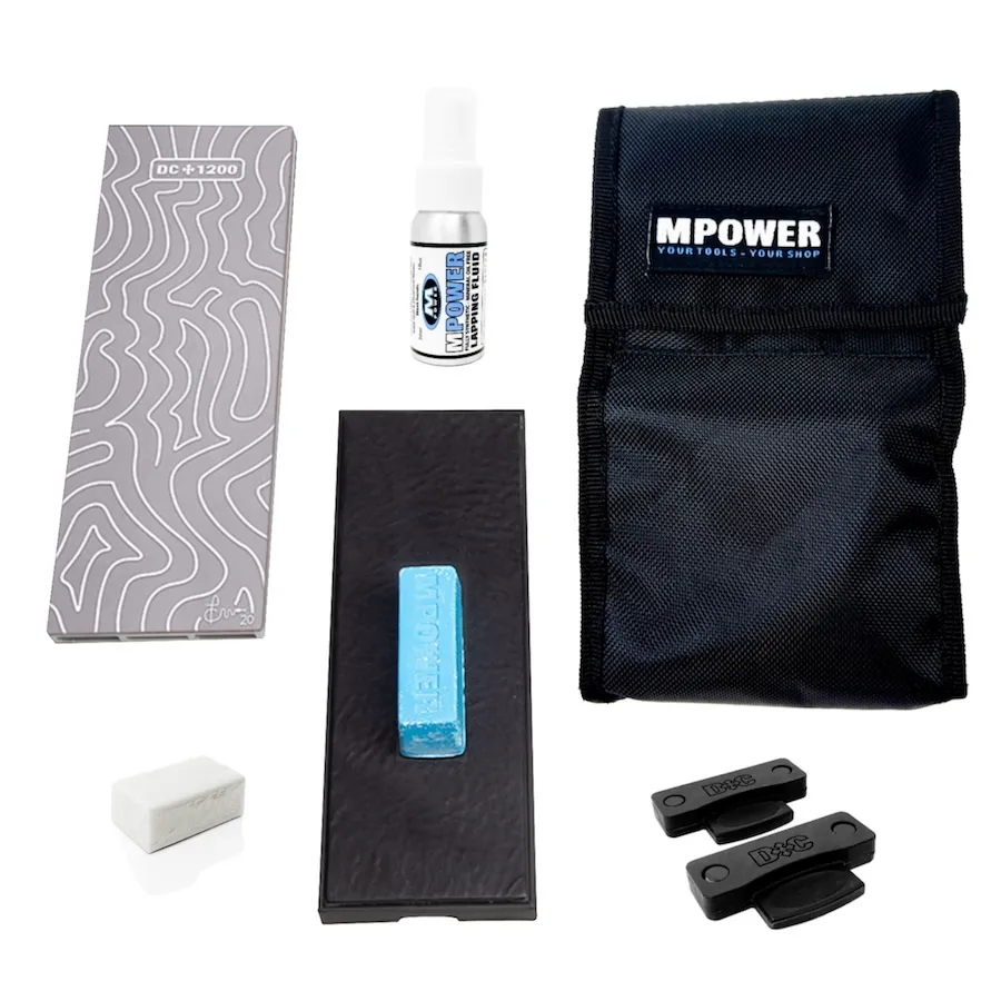 MPOWER 8" Double Sided Diamond Bench Stone Kit, 300/1200 grit - Image 1