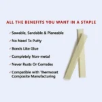 RAPTOR® 19 Gauge Polymer Composite Staples - Image 4