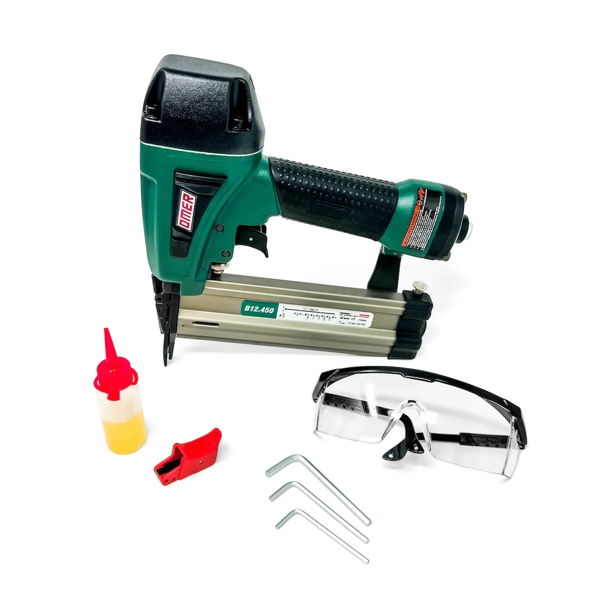 OMER-B12.450_brad_nailer_18_gauge_2_inch_6 Omer B12.450 2" 18 Gauge Brad Nailer - Made in Italy (Replaces model 12.50) - Image 1