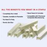 RAPTOR® 16 Gauge Polymer Composite Plastic Staples - Image 2