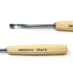 Medium Sized Tools D 5A/8 by Pfeil Swiss Made - Short Bent Spoon Gouge - Image 4