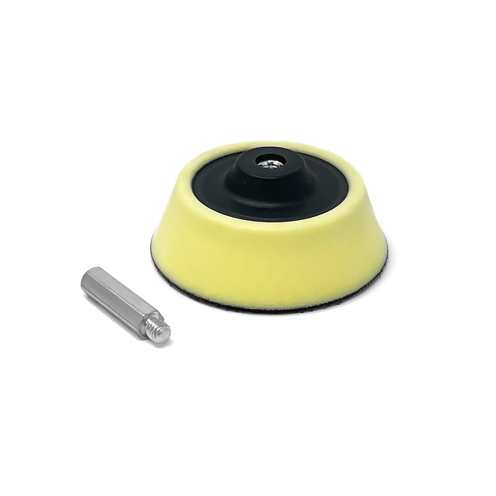 3" Velcro-Backed Foam Sanding Pad with Hex Shank - Image 4