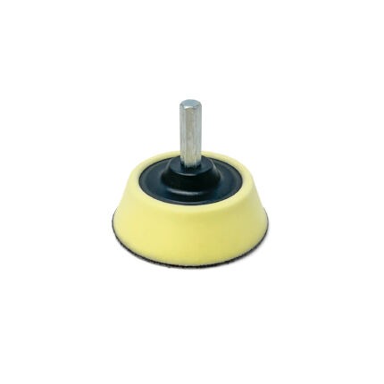 RGWOOD 3" Velcro-Backed Foam Sanding Pad with Hex Shank