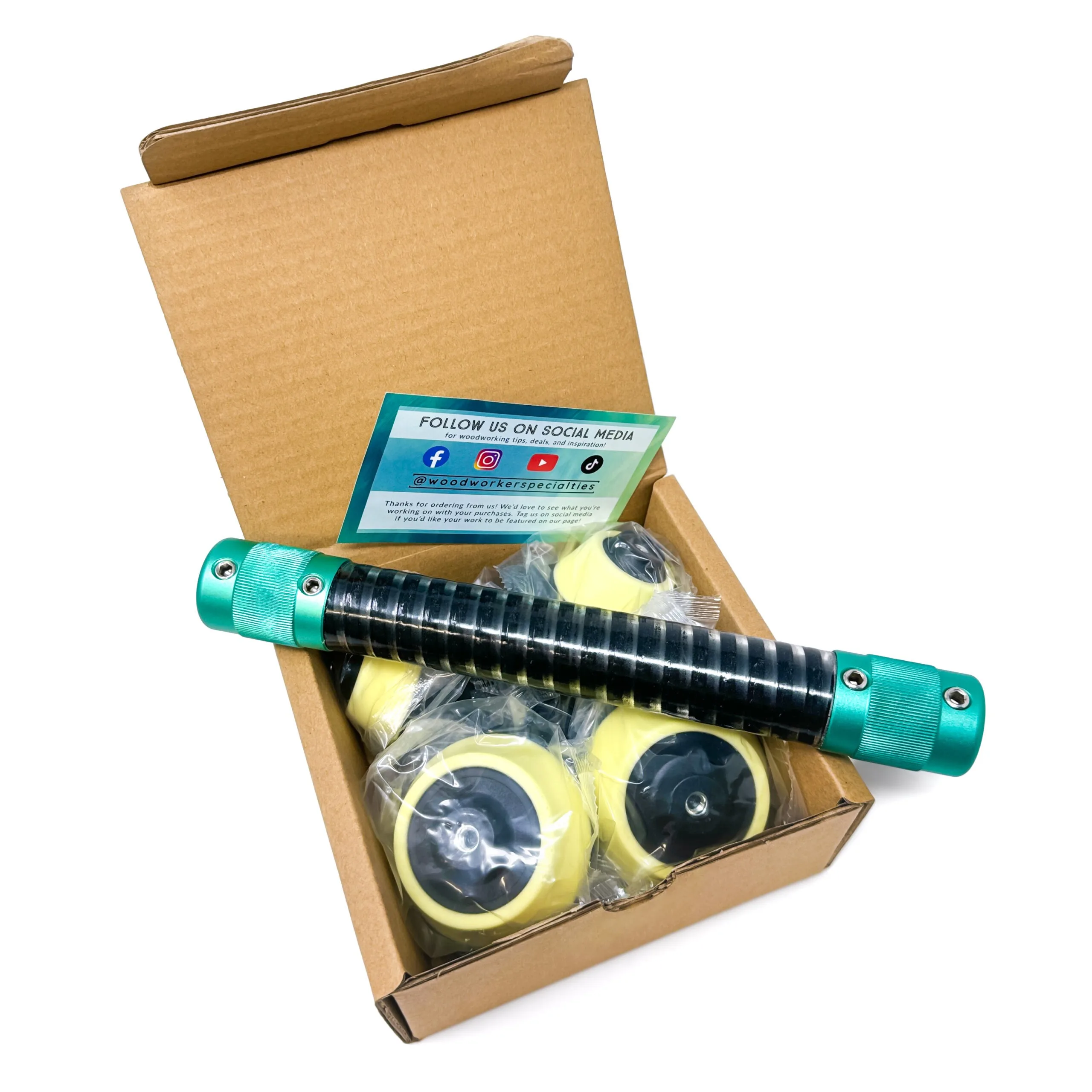 RGWOOD 2" & 3" Bowl Sanding Kit (With Handle) - Image 3