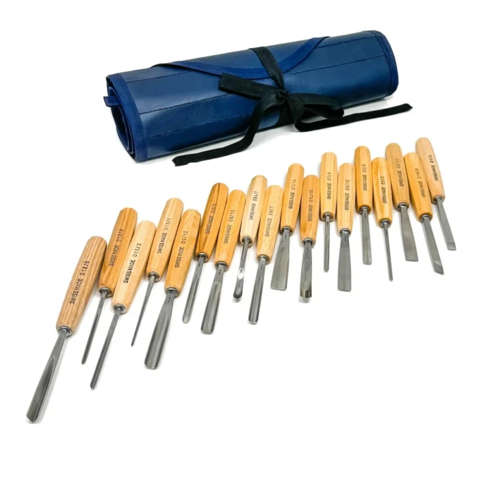 D-Series 18 Piece Carving Set with Pouch by Pfeil Swiss Made