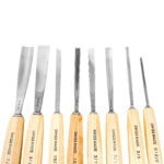 8 Piece Pfeil Swiss Made Carving Tool Set with Pouch (Kinman Assortment)