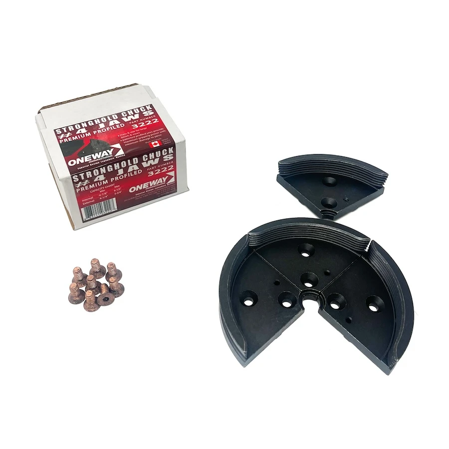 ONE-3222_4JAWS_1 ONEWAY #4 Profiled Jaws For Stronghold Chuck - Image 1