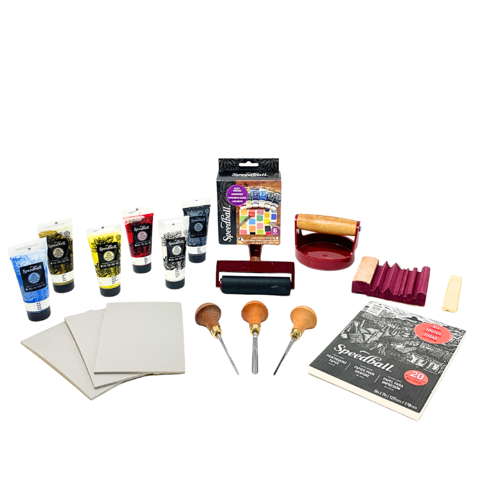 SB-BPK02 Lino Block Printing Deluxe Starter Kit - Image 1