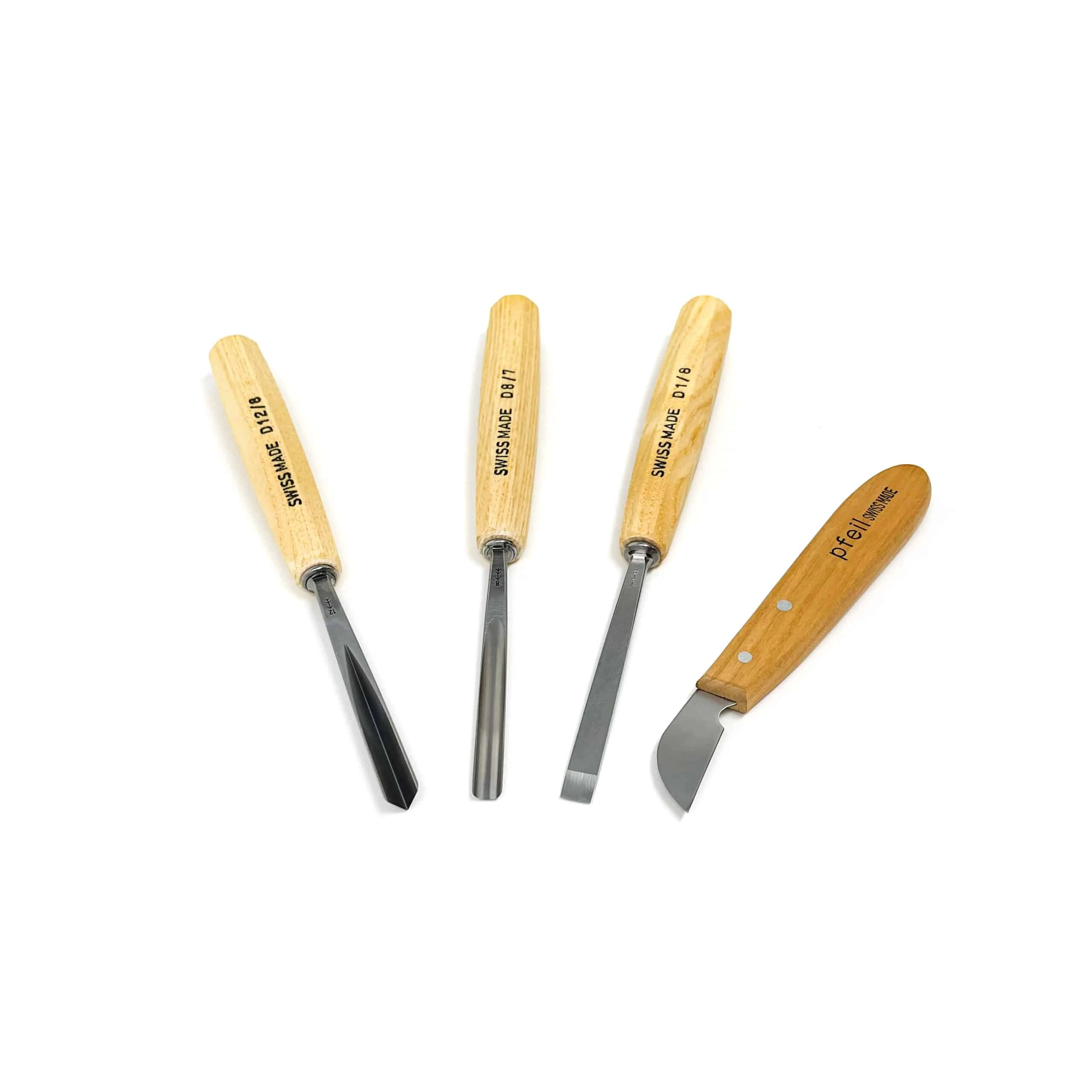 pfe-d4_7 Starter Carving Set (Series D) by Pfeil Swiss Made - Image 1