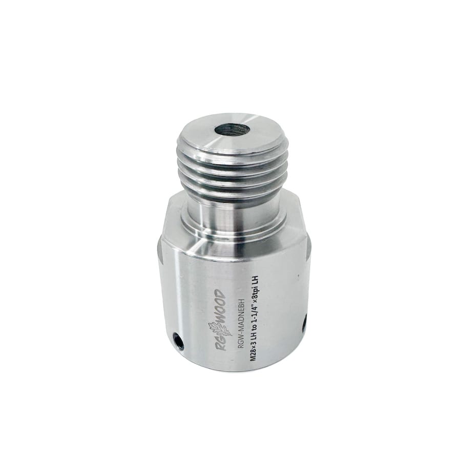 IMG_1372 RGWOOD Adapter for Nova Nebula Lathe Outboard to 1-1/4" x 8LH accessories (vacuum, etc) - Image 1